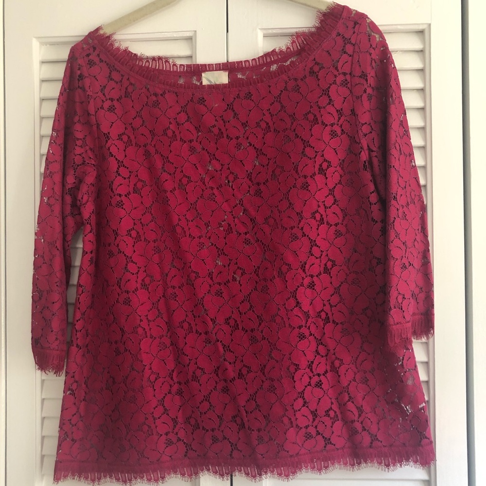 Silence + noise lace blouse - sz Small